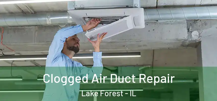 Clogged Air Duct Repair Lake Forest - IL